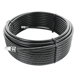 Jumper Coaxial con Cable Wilson-RG11 | Conector F Macho en los Extremos | 22.86 Metros (75 Pies) de Longitud