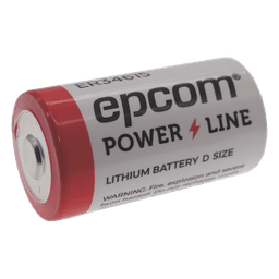 Batería de Litio ER34615 Tamaño D / 3.6V / 19Ah / Li-SOCl2 / No Recargable / Operación -60°C a +85°C / Electrolito Antiinflamable