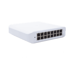 Switch UniFi Lite Administrable PoE de 16 Puertos 10/100/1000 Mbps (8 puertos 802.3af/at), 45 W 