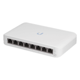 Switch UniFi Lite Administrable PoE de 8 Puertos 10/100/1000 Mbps (4 puertos 802.3af/at), 52 W 