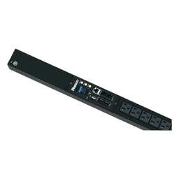 PDU Monitoreable (MI) para Distribución de Energía, Enchufe de Entrada NEMA 5-15P, Con 16 Salidas NEMA 5-20R, de Instalación Vertical, 120 Vca, 15 Amp
