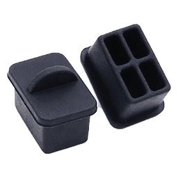 Bolsa con 25 Piezas de Protectores Anti-Polvo para Puerto SFP, Color Negro