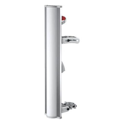 Antena sectorial de 100 grados, 20 dBi, 5150-5850 MHz , desempeño Carrier Class, integra BackShield para evitar lóbulos laterales