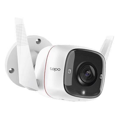 Cámara IP Wi-Fi para exterior, 3 megapixel, audio doble vía, visión nocturna, notificación Push, acepta memoria Micro SD de para grabación. 