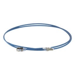 Patch Cord Cat6A, Diametro Reducido 28 AWG, Blindado S/FTP, CM/LS0H, 1.5 Metros (4.92 Pies), Color Azul