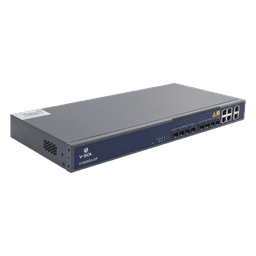 OLT de 4 puertos EPON con 8 puertos Uplink (4 puertos Gigabit Ethernet + 4 puertos Gigabit Ethernet SFP) , hasta 256 ONUS,