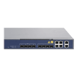 OLT de 4 puertos EPON con 8 puertos Uplink (4 puertos Gigabit Ethernet + 4 puertos Gigabit Ethernet SFP) , hasta 256 ONUS,