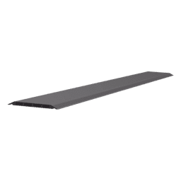 Canaleta de Piso de 4 Vías, Material PVC Rígido, 6 ft de largo, 176 mm de Ancho, Color Negro 