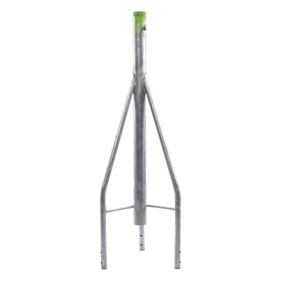 Tramo de Remate (Copete) para Tramo STZ-30 Galvanizado Electrolítico con Opresores para Pararrayo.