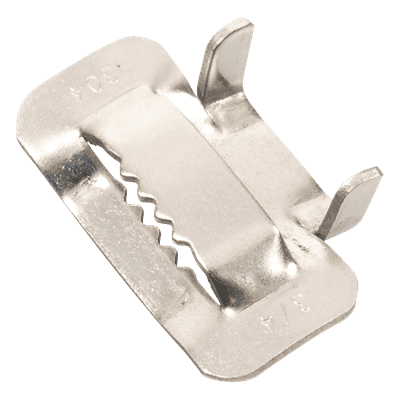 Hebilla de Acero Inoxidable T, 3/4", 100 piezas