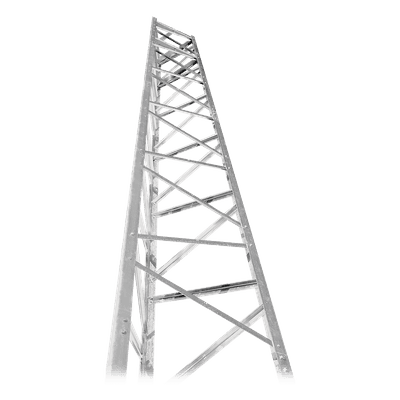 Torre Autosoportada / 96 ft (29.26 m) / Acero Galvanizado G-90 / Viento 100 mph / Secciones 8 ft (2.4 m)