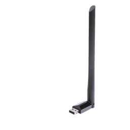 Adaptador  USB inalámbrico doble banda AC 600 Mbps, antena de alta ganancia.