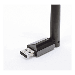 Adaptador  USB inalámbrico doble banda AC 600 Mbps, antena de alta ganancia.