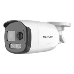 [ColorVu] Bala TURBOHD 2 Megapixel (1080p) / Imagen a Color 24/7 / Lente 2.8 mm / Luz Blanca 40 mts / Exterior IP67 / WDR 130 dB / Sensor PIR / Sirena Integrada / Salida de Audio Estrobo ROJO - AZUL / Micrófono Integrado