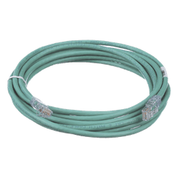 Cable de Parcheo TX6, UTP Cat6, 24 AWG, CM, Color Verde, 4.57 Metros (15 Pies)