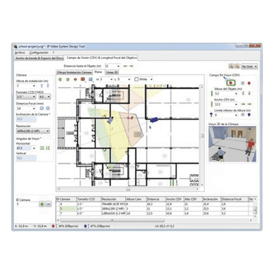 IP Video System Design EXPERT Tool / Software de Diseño para el Sistema de Vídeo IP / Hasta 256 Cámaras por Proyecto