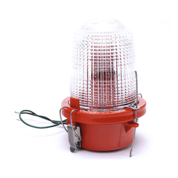 Luz de Obstáculo / FAA Tipo L-810 / LED Rojo e Infrarrojo / Baja Intensidad 32.5 cd / Cobertura 360° / Haz Vertical 10° / IP65
