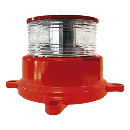 Baliza LED REDSTAR Intensidad Media para Obstáculos / 2000cd Rojo + 246mW/sr IR / 360° Horizontal + 3° Vertical / Alimentación AC-DC 120-240V / Protección IEEE C62.41 / Sincronización GPS / ADSL Integrado / IR Infrarroj