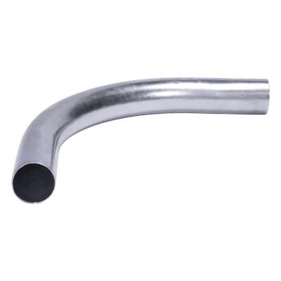 Curva/Codo de 90° de 1 1/2" (38mm) pared delgada galvanizado etiqueta verde