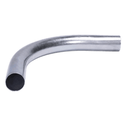 Curva/Codo de 90° de 1 1/2" (38mm) pared delgada galvanizado etiqueta verde