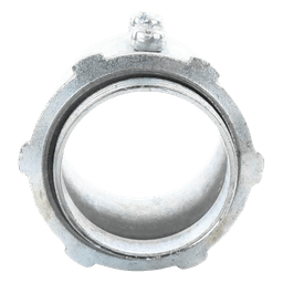 Conector 3/4" (19mm) pared delgada con tornillo tipo americano galvanizado etiqueta verde