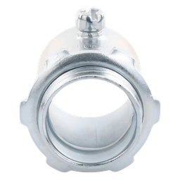 Conector para Tubo / 1" (25 mm) / Pared Delgada / Tornillo Americano / Galvanizado / Etiqueta Verde