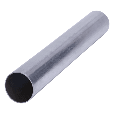 Tubo conduit 2" (52mm)  X 3 metros pared delgada sin cople galvanizado sin rosca etiqueta verde, calibre 16.