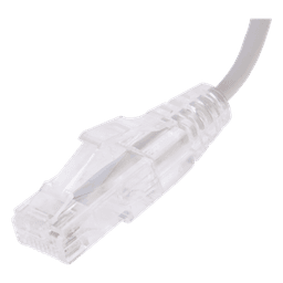 Cable de Parcheo Slim UTP Cat6 - 20 cm (7.87 Pulgadas) Gris Diámetro Reducido (28 AWG)