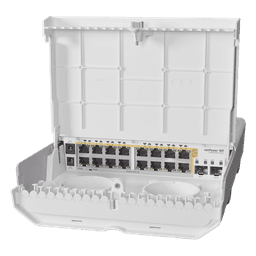 (netPower 16P) Switch administrable Sistema Operativo Dual, 16 puertos c/PoE, 2 puertos 10G SFP+ para Exterior