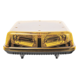 Mini Barra  con 18 Poderosos LEDs, Color Ámbar Con Montaje Fijo de Tornillos