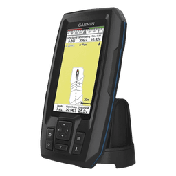 Fishfinder STRIKER™ Plus 4 con GPS Integrado / Pantalla QSVGA 272 x 480 píxeles / Frecuencias 50-200 kHz / Potencia 200 W RMS / Tecnología de Ganancia Automática / Sensor de Temperatura / Resistencia al Agua IPX7