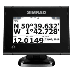 Sistema GPS Simrad P2005 con Antena GS70 / Pantalla Táctil a Color 5 Pulgadas / GPS + GLONASS / Navegador y Brújula GPS / Compatible con Radar, ECDIS y Autopiloto / Conexión Directa con Antena / Escalable con MX Junction Box