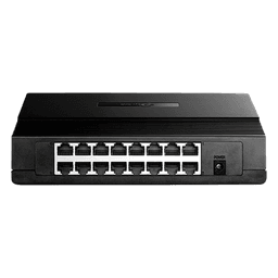 Switch no administrable de 16 puertos 10/100 Mbps para escritorio