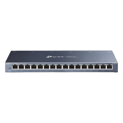 Switch Gigabit no administrable de 16 puertos 10/100/1000 Mbps para escritorio