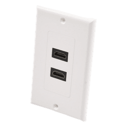 Placa de Pared de 2 Puertos HDMI Hembra a Hembra