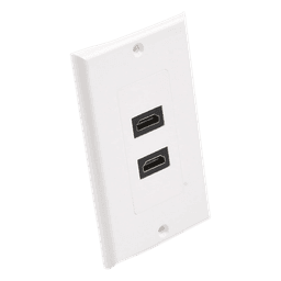 Placa de Pared de 2 Puertos HDMI Hembra a Hembra