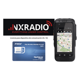 KIT Radio TE580PLUS + Licencia NXRADIOTERMINAL + SIM Telcel 1GB