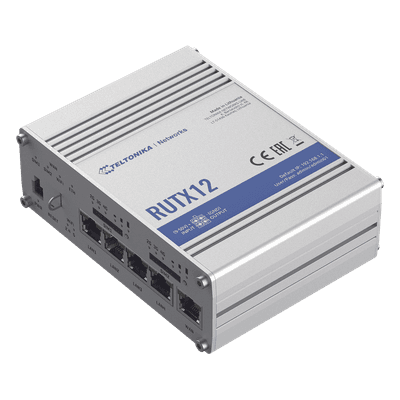 Router Industrial Dual LTE Cat 6 / 600 Mbps / 5 Puertos Gigabit / WiFi 5 / Doble SIM / GNSS / PoE / -40°C a 75°C