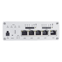 Router Industrial Dual LTE Cat 6 / 600 Mbps / 5 Puertos Gigabit / WiFi 5 / Doble SIM / GNSS / PoE / -40°C a 75°C