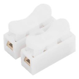 Conector tipo PUSH de 2 Contactos / Para una Conexión Rápida / Puentes de Cables