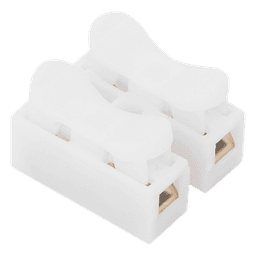 Conector tipo PUSH de 2 Contactos / Para una Conexión Rápida / Puentes de Cables
