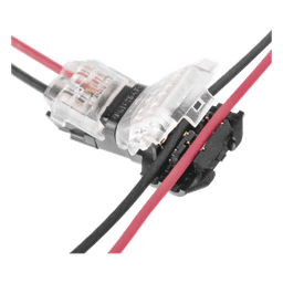Conector en forma de T para 2 Contactos / Para una Conexión Rápida