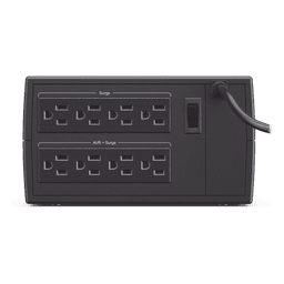 Regulador De Voltaje de 1500VA/750W, Entrada NEMA 5-15P, Con 8 Salidas NEMA 5-15R y Supresión de Picos a 245 Joules