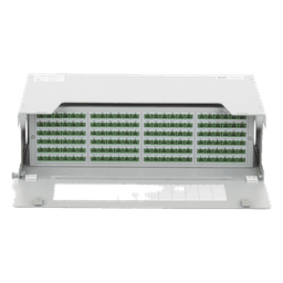 Distribuidor de Fibra Óptica para 144 Empalmes, con 144 Acopladores SC/APC y 144 Pigtails, 19, 5 UR