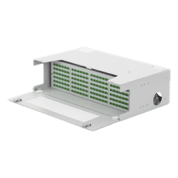Distribuidor de Fibra Óptica para 144 Empalmes, con 144 Acopladores SC/APC y 144 Pigtails, 19, 5 UR