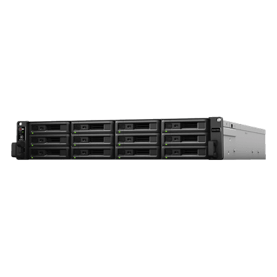 Servidor de Almacenamiento Synology RackStation RS3621RPxs | 12 Bahías | Procesador Intel Xeon D-1531 de 6 Núcleos | 8 GB DDR4 ECC | Expandible a 36 Bahías | Energía Redundante | Compatible con Virtualización y RAID.