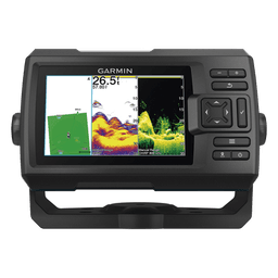 Fishfinder STRIKER™ Vivid 5cv / Pantalla WVGA a Color 5.0" / Resolución 800x480 píxeles / Receptor GPS Integrado / Sonda Tradicional Frecuencia Dual / ClearVü / Potencia de Transmisión 500 W (RMS) / IPX7 / Quickdraw Co