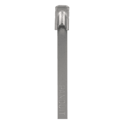 Cincho PanSteel de Acero Inoxidable Tipo 304, 362mm largo x 4.6mm ancho, Color Metálico, Paquete de 100pz