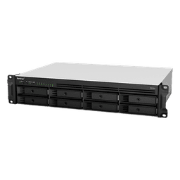 Servidor de Almacenamiento en Red RackStation RS1221+ | 8 Bahías | Expansión a 12 Bahías | CPU AMD Ryzen V1500B | 4 GB DDR4 ECC | RAID Soportado | 10/25GbE | Synology High Availability | Protección de Datos Integral.