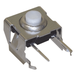 Interruptor Táctil en Ángulo Recto / PCB, SPST, 50 mA, 12 Vcc (RoHS), para Mic. KMC-22